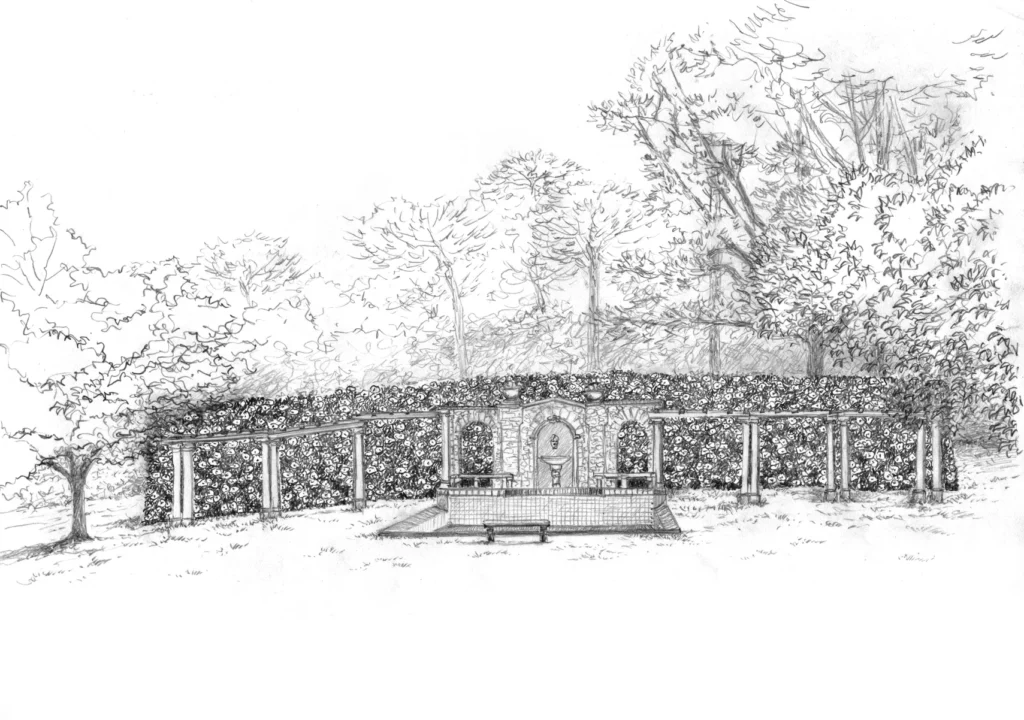 Guetary fontaine camélias